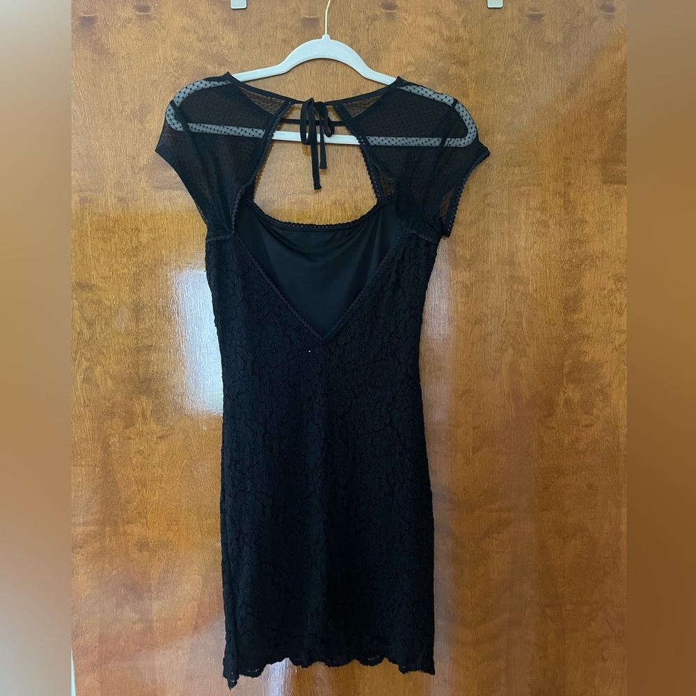 Black Lace Bodycon Dress size Medium
